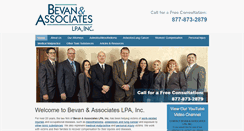 Desktop Screenshot of bevanlaw.com